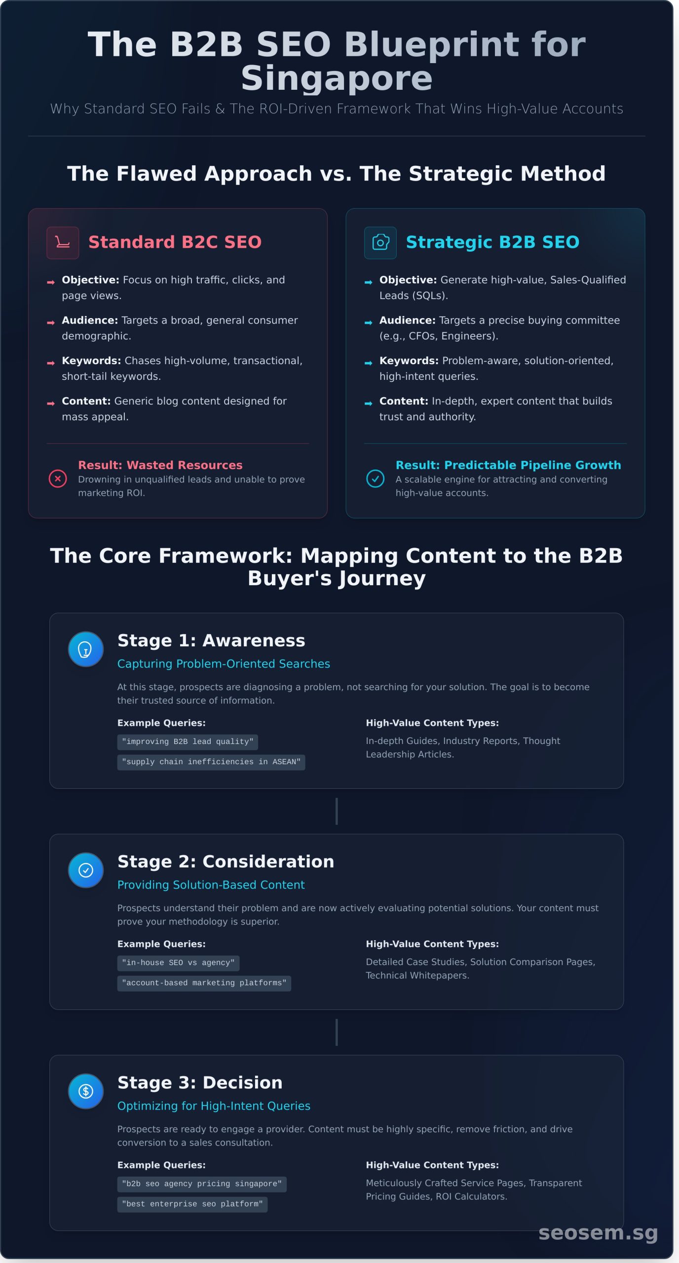 B2B SEO Services in Singapore: The Framework for Qualified Leads (2026) 1 B2B SEO Services in Singapore: The Framework for Qualified Leads (2026)